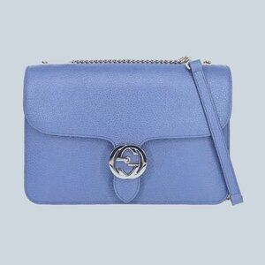 Authentic Gucci Leather Interlocking GG Shoulder Bag New Never Been Used…